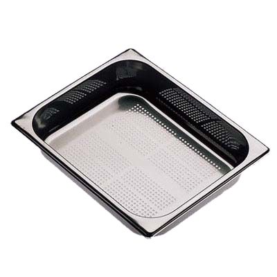 Bacinella forata in acciaio inox GN1/2 L 325 mm x P 265 mm x H 150 mm 9,9 LT