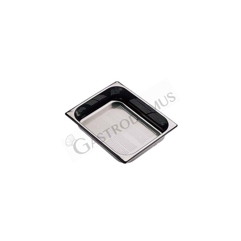 Bacinella forata in acciaio inox GN1/2 L 325 mm x P 265 mm x H 100 mm 8 LT Bacinella forata in acciaio inox GN1/2 L 325 mm x P 265 mm x H 100 mm 8 LT