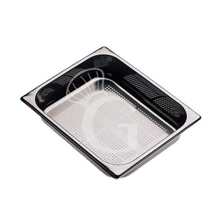 Bacinella forata in acciaio inox GN1/2 L 325 mm x P 265 mm x H 65 mm 4,2 LT Bacinella forata in acciaio inox GN1/2 L 325 mm x P 265 mm x H 65 mm 4,2 LT
