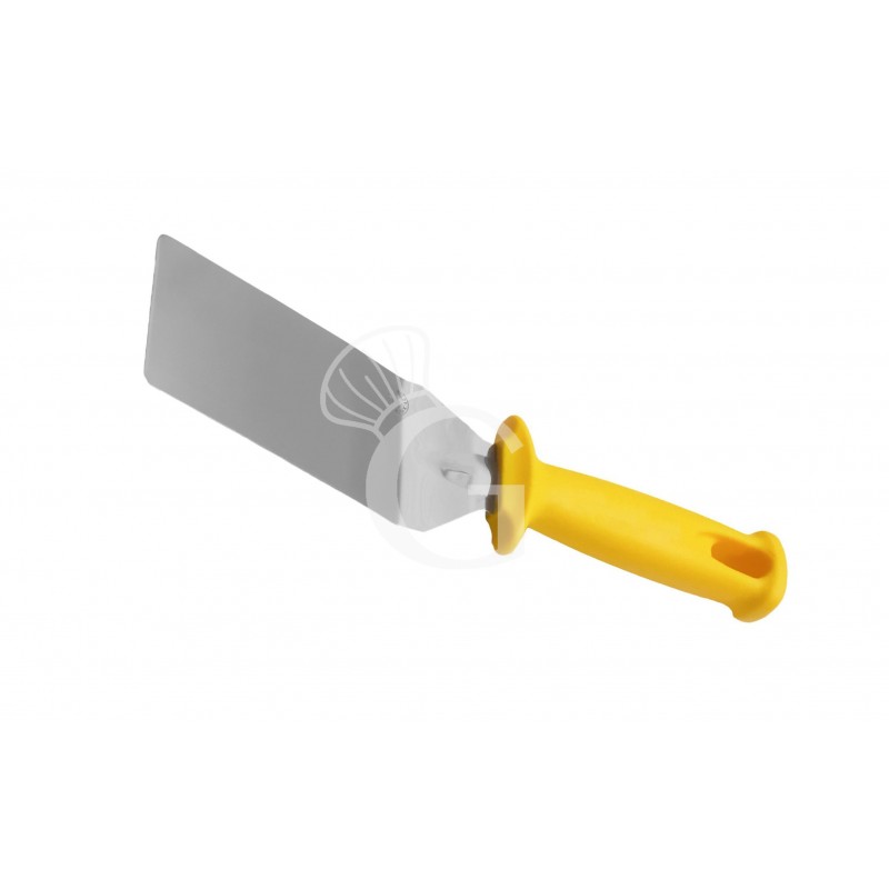 Paletta per pizza in inox con lama di dimensioni 60 mm x 120 mm