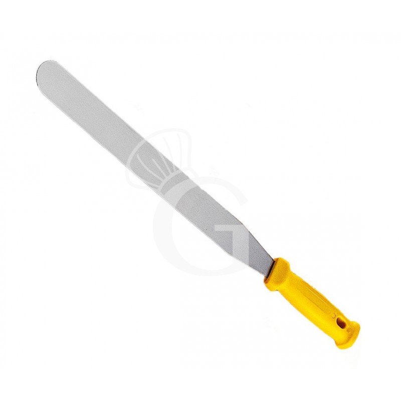 Spatola per spalmare flessibile in inox con lama di lunghezza 22 cm