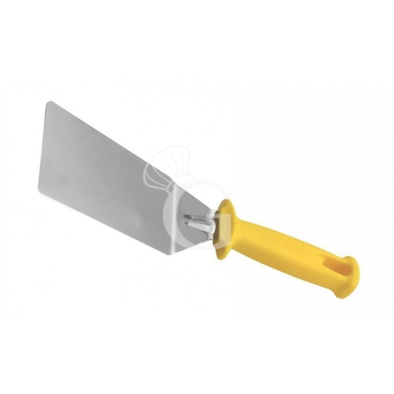 Paletta per pizza in inox con lama di dimensioni 9 x 25 cm