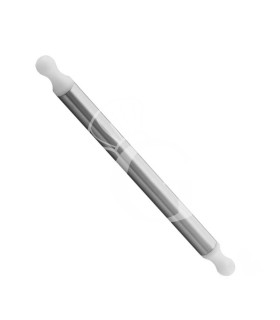 Mattarello in inox con diametro 30 mm e altezza 380 mm