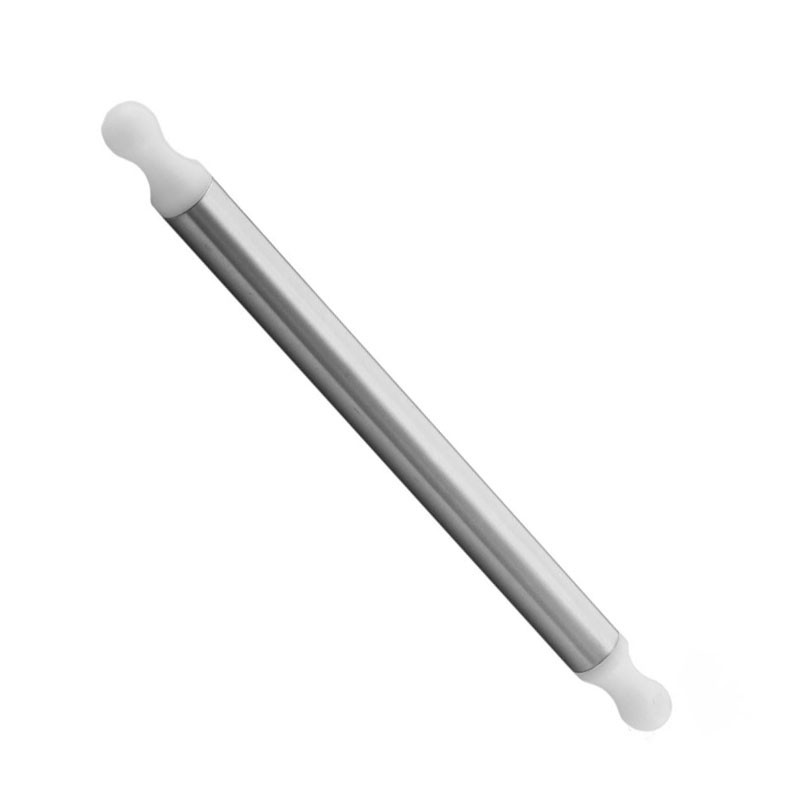 Mattarello in inox con diametro 30 mm e altezza 380 mm