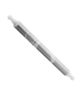 Mattarello girevole in inox con diametro 5 cm e altezza 60 cm