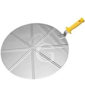 Cacciapizza in acciaio inox di diametro 45 cm - 8 porzioni