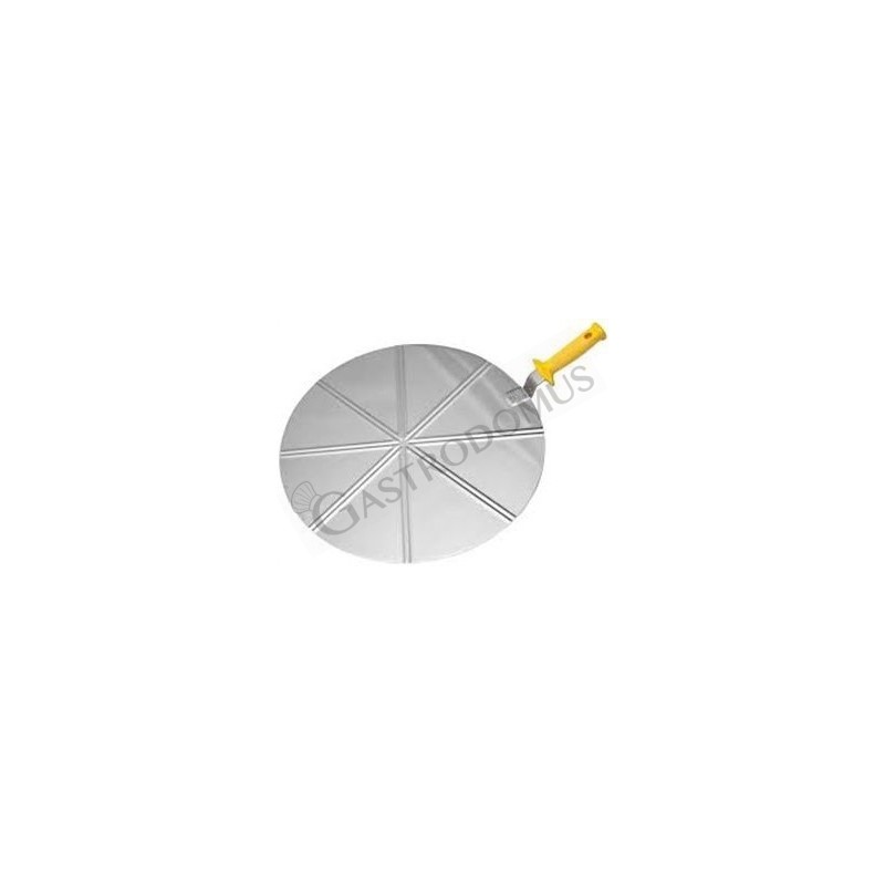 Cacciapizza in acciaio inox di diametro 45 cm - 8 porzioni Cacciapizza in acciaio inox di diametro 45 cm - 8 porzioni