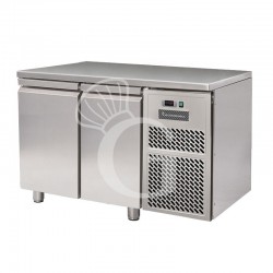 Tavolo frigo - 2 porte - Prof. 600 mm - temperatura 0°C/+10°C