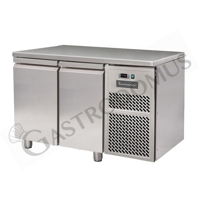 Tavolo frigo - 2 porte - Prof. 600 mm - temperatura 0°C/+10°C