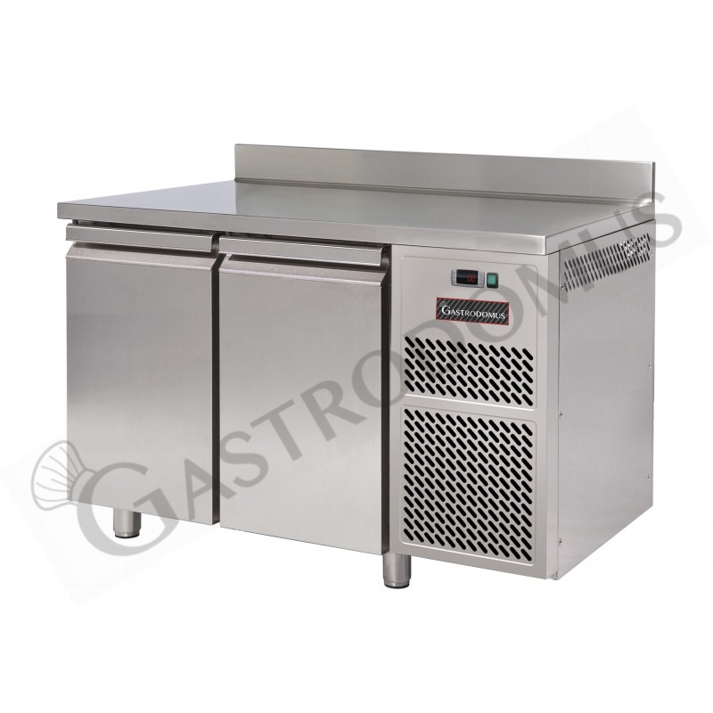Tavolo Refrigerato 2 porte alzatina Prof. 800 mm 0°C/+10°C classe energetica A