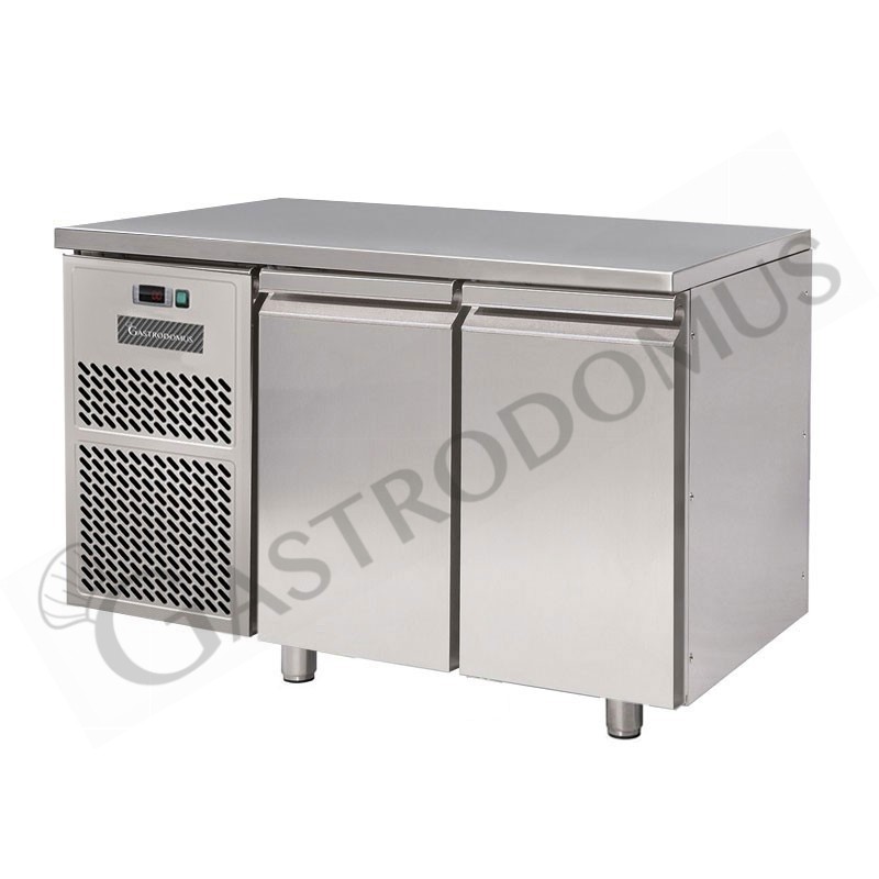 Tavolo frigo con 2 porte Prof. 800 mm 0°C/+10°C motore a sinistra