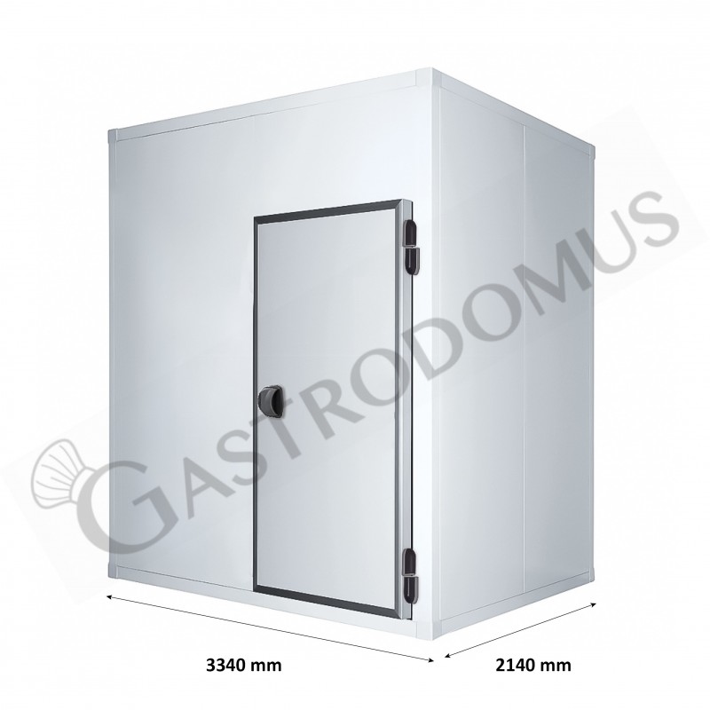 Cella frigorifera positiva con pavimento - L 3340 mm x P 2140 mm x H 2540 mm