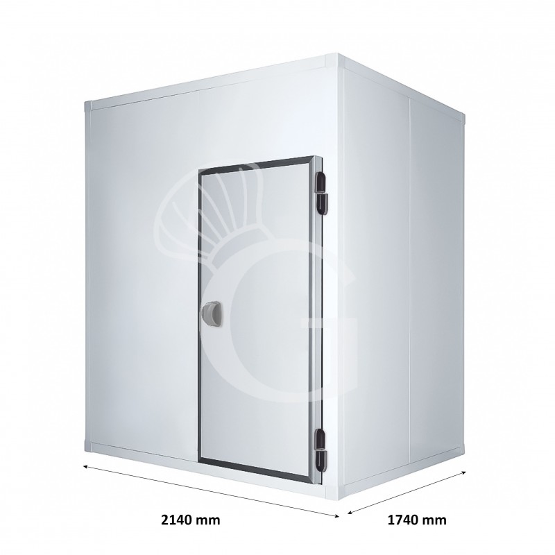 Cella frigorifera positiva senza pavimento - L 2140 mm x P 1740 mm x H 2070 mm Cella frigorifera positiva senza pavimento - L 2140 mm x P 1740 mm x H 2070 mm