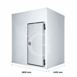 Cella frigorifera negativa con pavimento - L 3820 mm x P 1420 mm x H 2220 mm