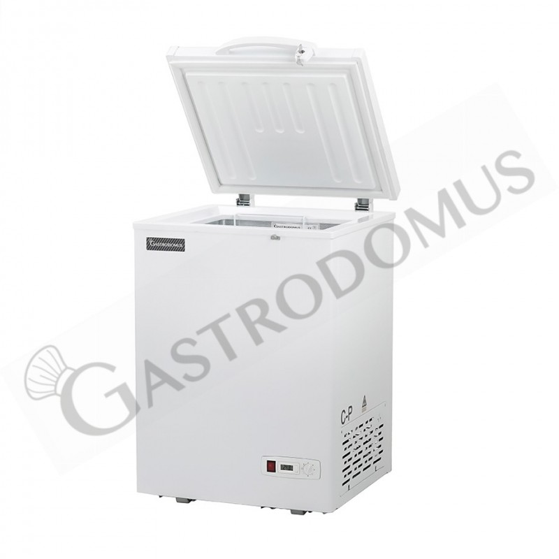 Congelatore a pozzetto 247 LT, temperatura -18°C, classe F