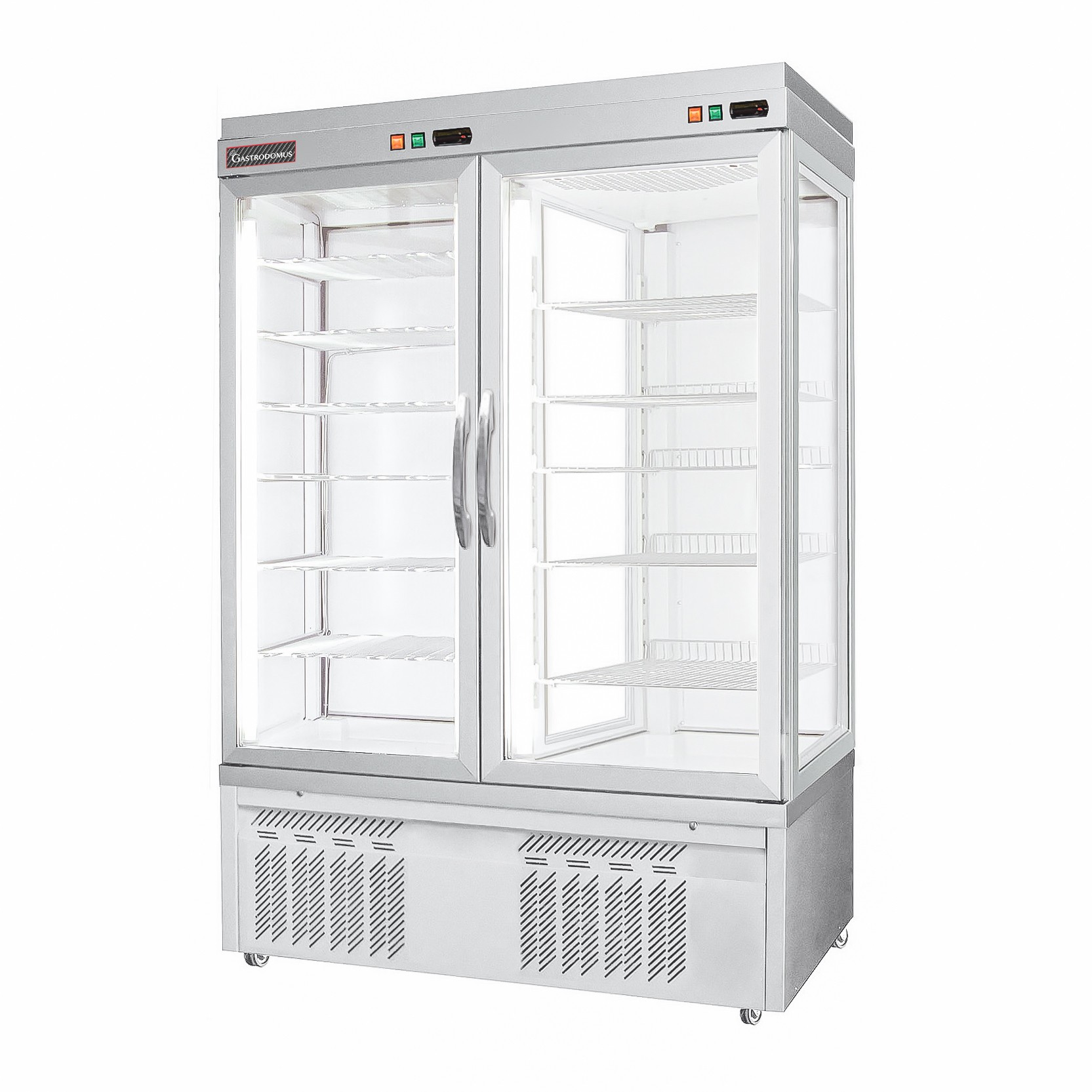 Espositore Refrigerato Pasticceria Ventilato 810 LT -5°C/+10°C 1 lato vetro 2 porte