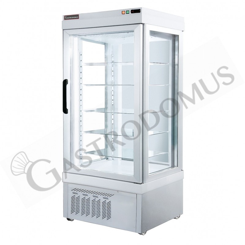 Espositore Refrigerato Pasticceria Ventilato 590 LT -25°C/+5°C 3 lati vetro