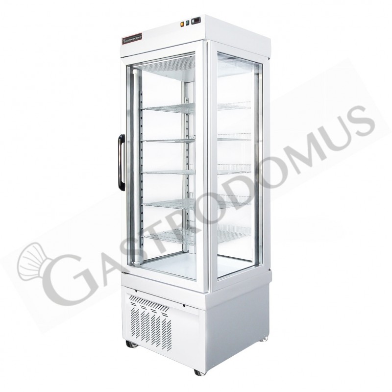 Espositore Refrigerato Pasticceria Ventilato 430 LT -25°C/+5°C 4 lati vetro