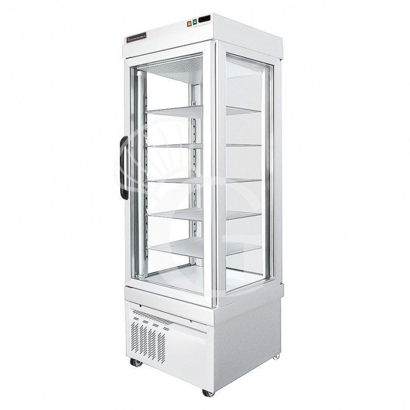 Espositore Refrigerato Pasticceria Ventilato 405 LT -5°C/+10°C 3 lati vetro