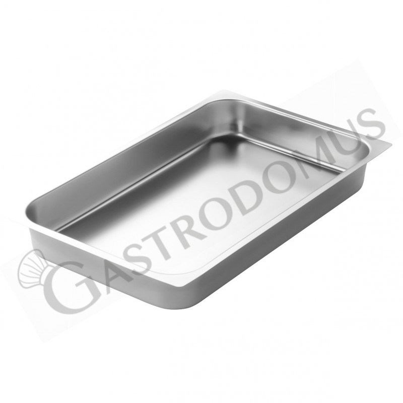 Teglia Rettangolare in acciaio inox GN1/1 L 530 mm x P 325 mm x H 65 mm Teglia Rettangolare in acciaio inox GN1/1 L 530 mm x P 325 mm x H 65 mm