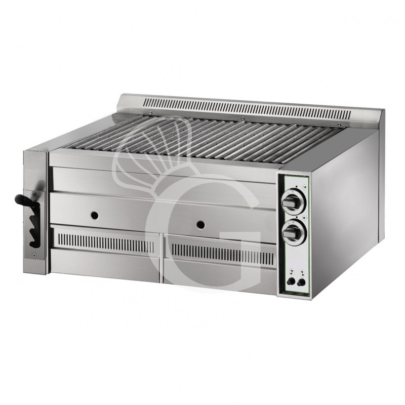 Griglia a pietra lavica L 810 mm x P 700 mm x H 380 mm 17000 w Griglia a pietra lavica L 810 mm x P 700 mm x H 380 mm 17000 w