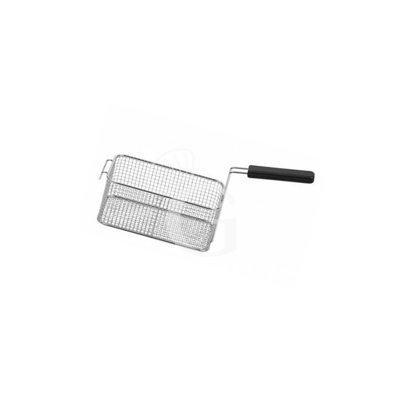 Cestello da 1/2 per friggitrice gas/elettrica - L 110 mm x P 255 mm x H 110 mm