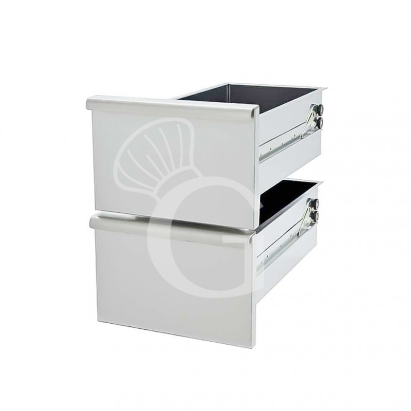 Coppia di cassetti per base da 30 cm - L 30 cm x P 49 cm x H 40 cm Coppia di cassetti per base da 30 cm - L 30 cm x P 49 cm x H 40 cm