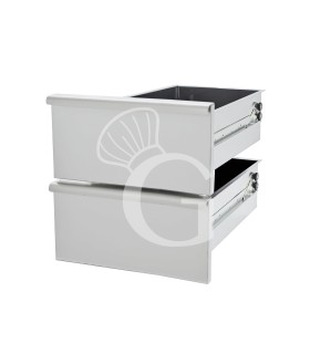 Coppia di cassetti per base da 60 cm - L 60 cm x P 49 cm x H 40 cm