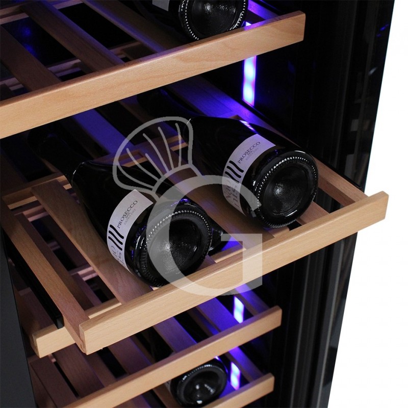Cantina Vino Ventilata doppia temperatura 480 LT 18 ripiani 154 bottiglie +5°C/+22°C