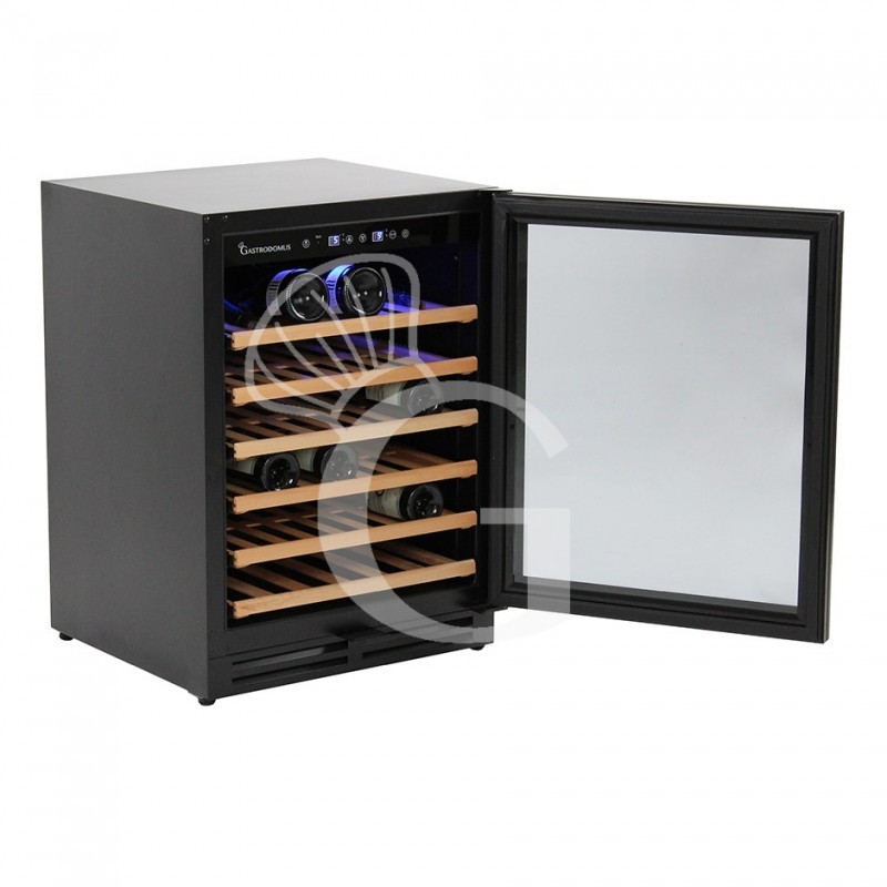 Cantina Vino da incasso Ventilata 150 LT 6 ripiani capacità 46 bottiglie +5°C/+22°C
