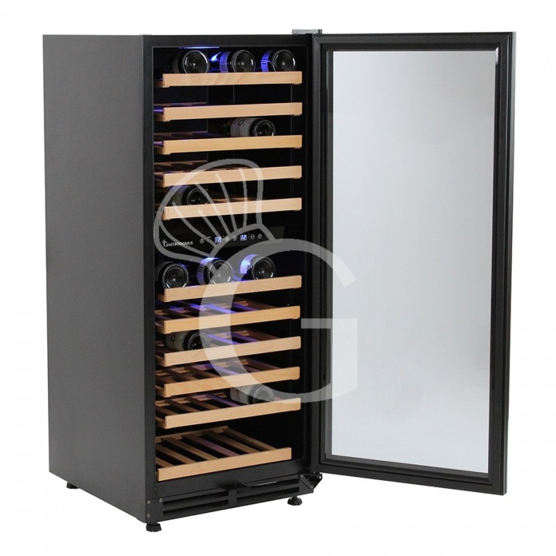 Cantina Vino da incasso Ventilata doppia temperatura 280 LT 11 ripiani 121 bottiglie +5°C/+22°C