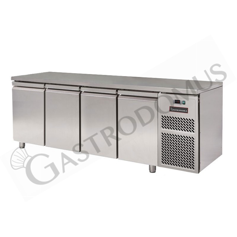 Tavolo Refrigerato 4 porte Prof. 600 mm 0°C/+10°C classe energetica D