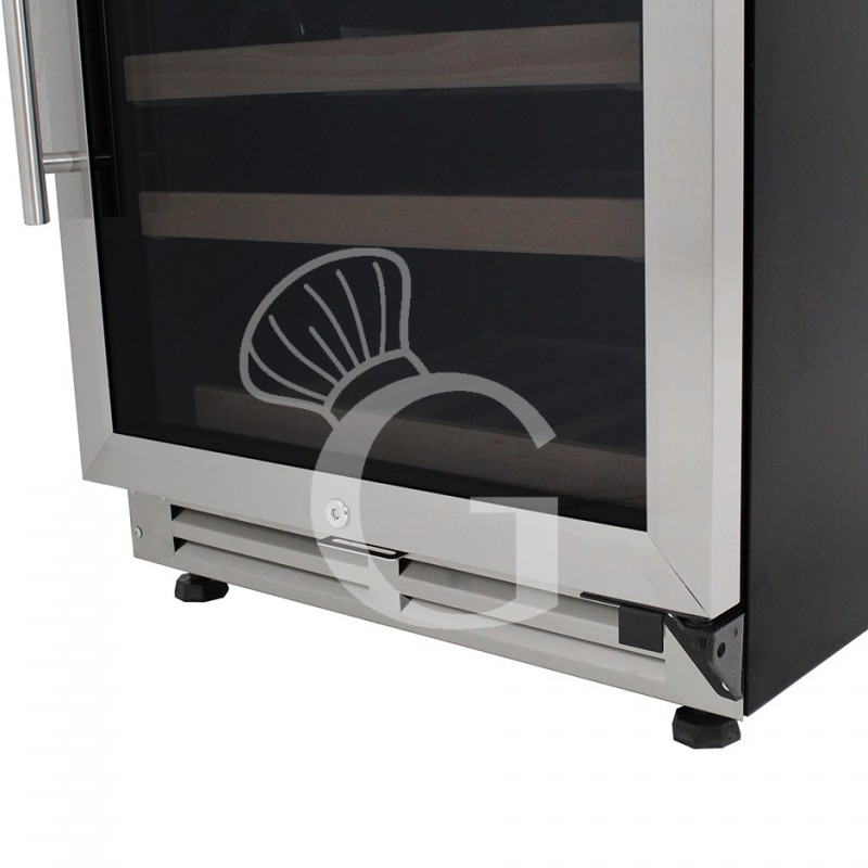 Cantina Vino Ventilata porta inox 280 LT 11 ripiani 121 bottiglie +5°C/+22°C