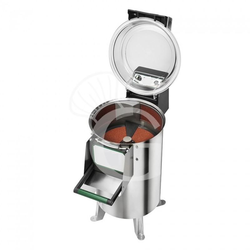 Pelapatate da pavimento, trifase, capacità 10 Kg, produzione 120 Kg/h