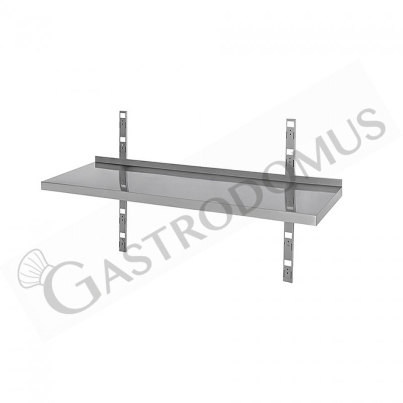 Mensola inox singola misure 1200x300x350mm