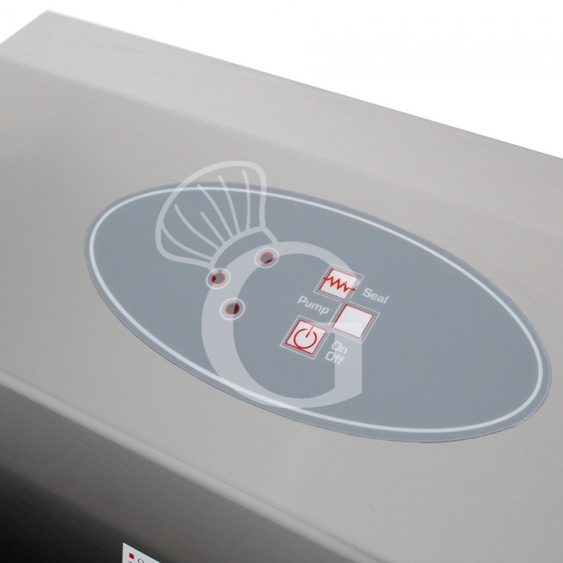 Macchina sottovuoto automatica barra saldante L 430 mm acciaio inox