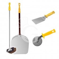 Set Parigi per forni piccoli h. 900 mm 4 attrezzi
