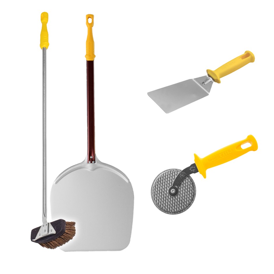 Set Parigi per forni piccoli h. 900 mm 4 attrezzi