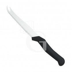 Coltello formaggio a 2 punte acciaio inox lama L 120 mm peso 0,8 Kg