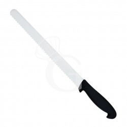 Coltello pane in acciaio inox lama L 220 mm