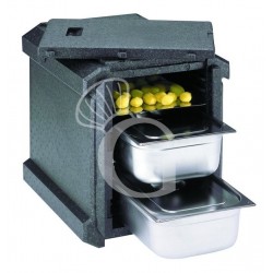 Contenitore Isotermico in polipropilene per gastronorm 83 LT L 630 mm x P 500 mm x H 585 m