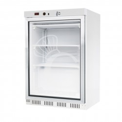 Armadio refrigerato statico con temperatura -18°C/-22°C - 130 LT - porta in vetro