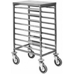 Carrello portateglie per 8 teglie GN1/1 - L 450 mm x P 660 x H 940 mm