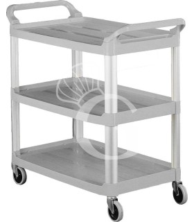 Carrello multiuso in plastica L 1020 mm x 500 mm x 960 mm