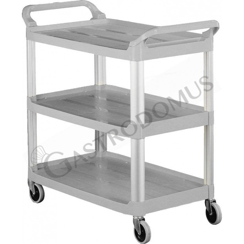 Carrello multiuso in plastica L 1020 mm x 500 mm x 960 mm