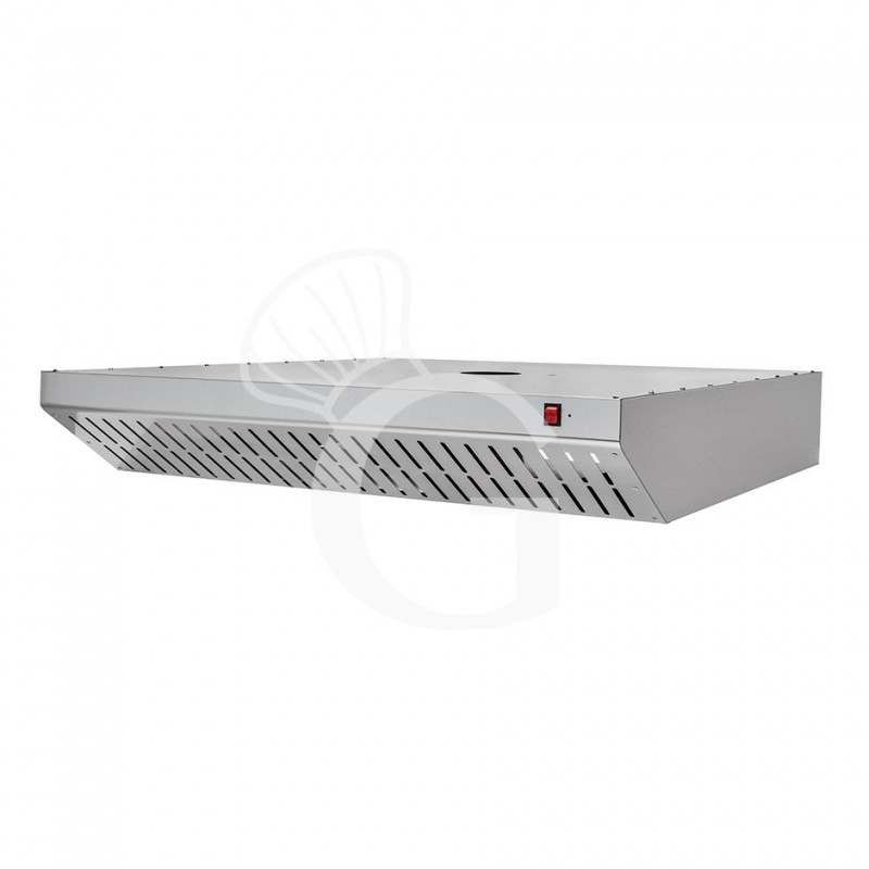 Cappa inox per forno pizza - L 1000 mm x P 1355 mm x H 120 mm