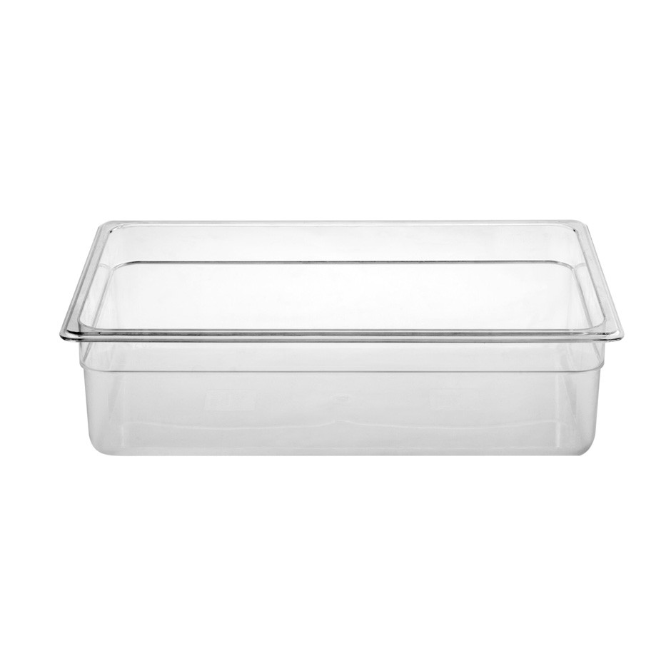 Bacinella in policarbonato GN1/2 dimensioni L 320 x P 260 x H 100 mm