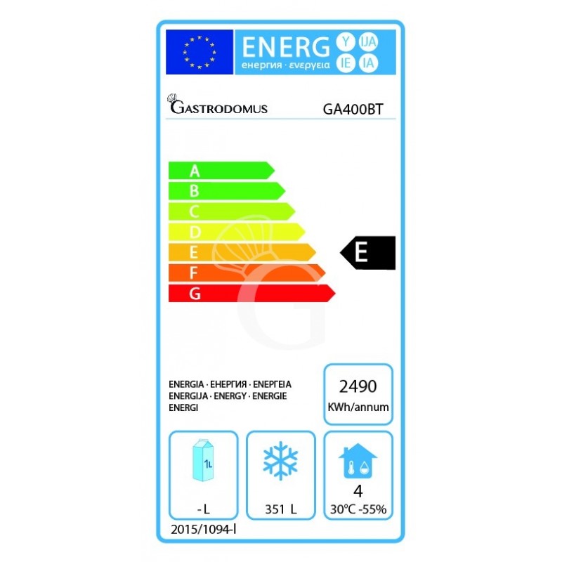 Armadio Congelatore Statico -18°C/-22°C 400 LT