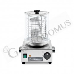 Cuoci Hot Dog con potenza 800 W e dimensioni L 350 mm x P 350 mm x H 440 mm