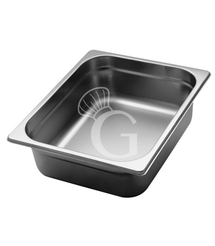 Bacinella in acciaio inox GN1/3 L 325 mm x P 176 mm x H 65 mm